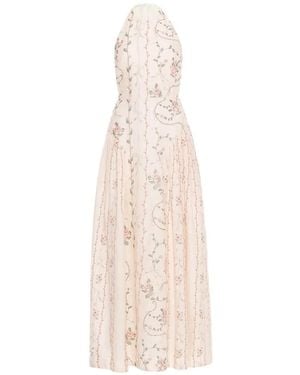 Agua Bendita Balsa Navegante Maxi Dress - White