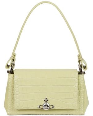 Vivienne Westwood Hazel Schultertasche Mit Kroko-Effekt - Mettallic