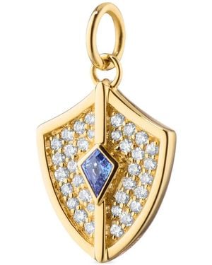 Monica Rich Kosann Collier Fearless Serti De Saphirs Et De Diamants - Metallic
