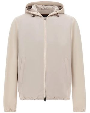 Herno Padded Hooded Jacket - Natural