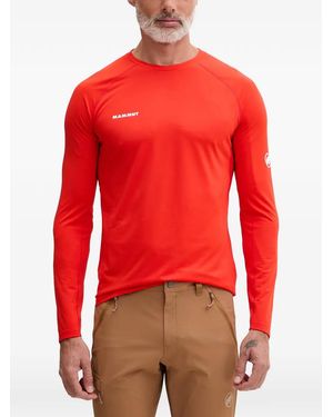 Mammut Ducan Fl Long-Sleeve Performance T-Shirt - Red