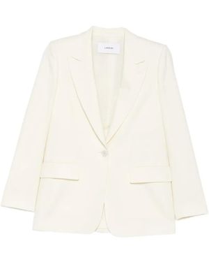 Lardini Wide-Leg Trousers - White