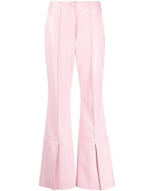 Nanushka Split-Hem Flared Pants - Pink