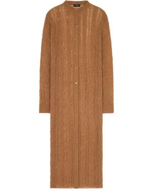 Alanui Kabelgebreid Vest - Bruin