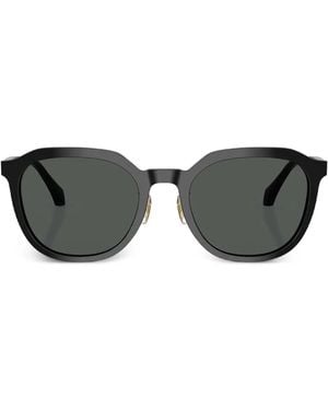 Versace Round-Frame Sunglasses - Black