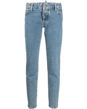 DSquared² Low-rise Skinny Jeans - Blue