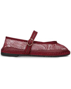 Flabelus Isabella buckle-strap ballet flats - Rot
