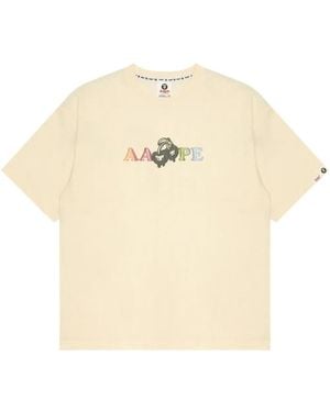 A Bathing Ape Cherry-Print T-Shirt - Natural