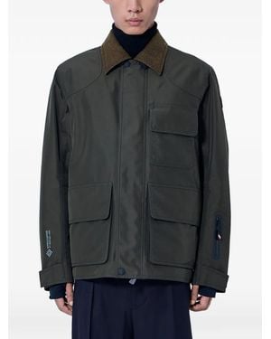 Moncler Andes Skijacke Mit Taschen - Grau