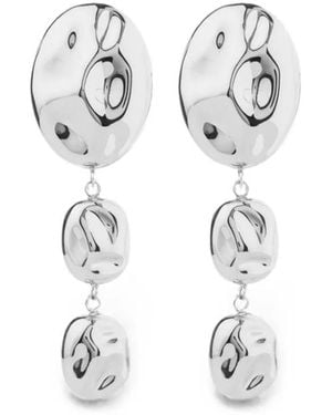FEDERICA TOSI Stone Drop Earrings - White