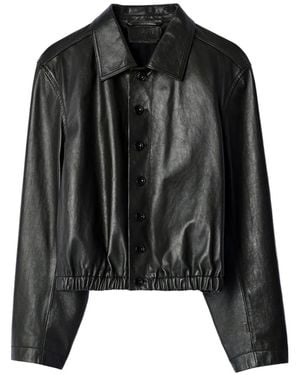 Lemaire Soft Leather Blouson - Black