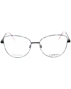 Bebe Cat-Eye-Brille Mit Blumenmuster - Weiß