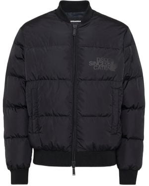 DSquared² ロゴ ジャケット - ブルー