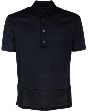 Hōsio Poloshirt Met Knoopsluiting - Zwart