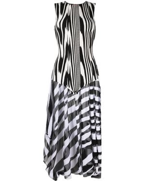 Missoni Abstract-Print Sleeveless Bodysuit - White