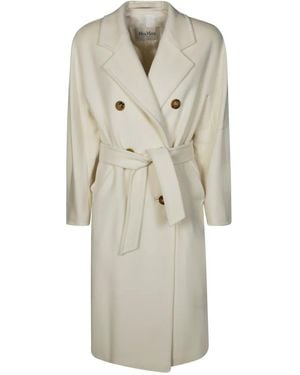 Max Mara Buttoned Belted Coat - ナチュラル
