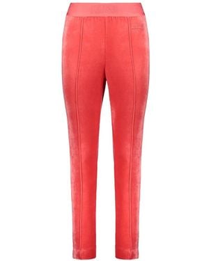Alberta Ferretti Pantalones Con Logo En La Cinturilla - Rojo