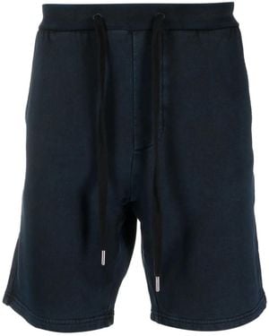 Iceberg Logo-Patch Track Shorts - Blue