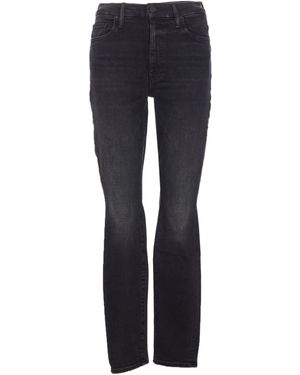 Mother Cotton-Blend Jeans - Blue