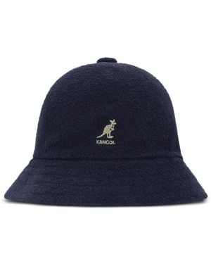 Kangol Fischerhut mit Logo - Blau