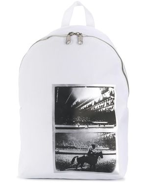 Calvin Klein Andy Warhol Photo Art Backpack - White