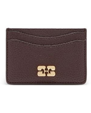 Ganni Bou Logo Card Holder - Purple