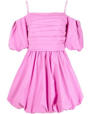 Jonathan Simkhai Mini-Jurk Met Pofmouwen - Roze