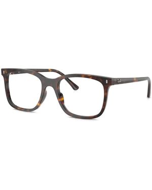 Ray-Ban スクエアメガネフレーム - ブラック