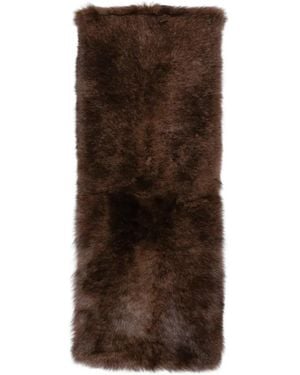 FURLING BY GIANI Shearling Stole - Brown