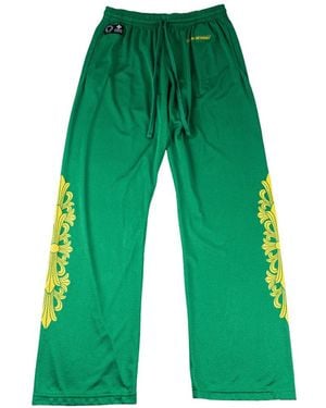 Chrome Hearts Mesh-Jogginghose Mit Logo-Print - Grün