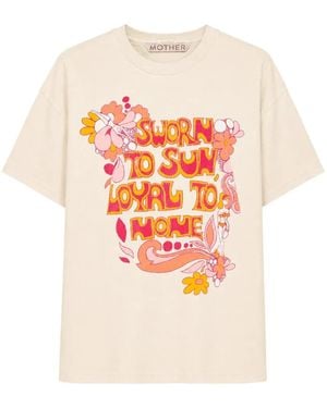 Mother Sleep-Over Graphic-Print T-Shirt - White