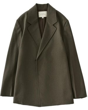 Studio Nicholson Vortice Notch-Lapels Jacket - Green