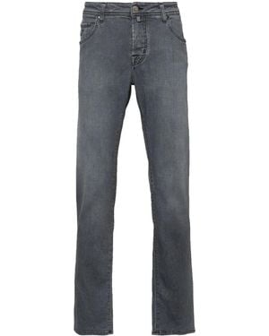 Jacob Cohen Barny Low-Rise Slim-Fit Jeans - Blue