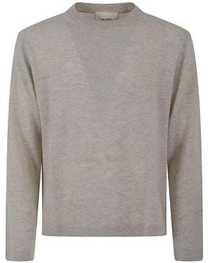 Lisa Yang Jersey con cuello redondo - Gris