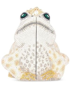 Judith Leiber Frog Prince Charming Clutch - Weiß