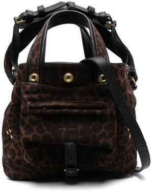 Jérôme Dreyfuss Shopper Mit Leoparden-Muster - Schwarz