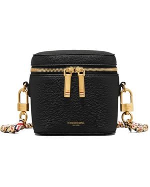 Thom Browne Bandolera De Piel - Negro