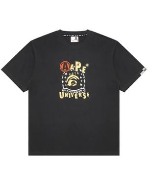 Aape By A Bathing Ape Graphic T-Shirt - Black