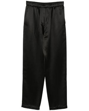 Giorgio Armani シルクパンツ - ブラック