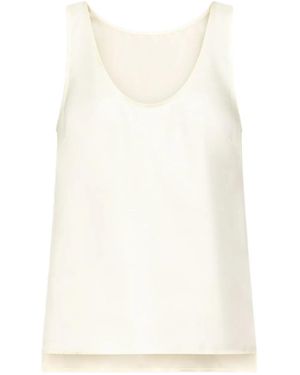Loulou de Saison Gaby Scoop-Neck Sleeveless Top - White