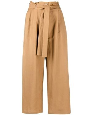 Pinko Belted Pants - Natural