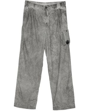 C.P. Company Lens-Detail Cargo Trousers - Grey