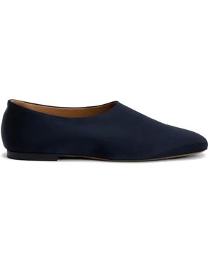 Jil Sander Round-Toe Ballet Flats - Blue