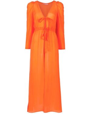 Clube Bossa Darina Front-Slit Dress - Orange