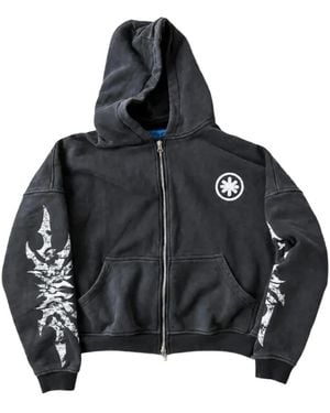 LOSTSHDWS Kapuzenjacke Mit Grafischem Print - Schwarz