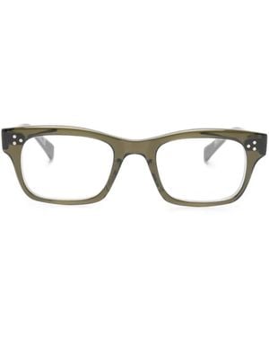 Eyevan 7285 Lunettes De Vue À Monture Géométrique - Vert
