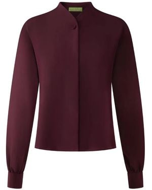 Shanghai Tang Geknöpfte Bluse - Lila