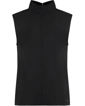 Calvin Klein Crepe Blouse - Black