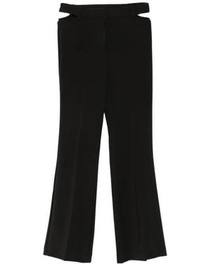 Imperial Cut-Out Tailored Trousers - Black