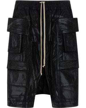Rick Owens Creatch Cargo Pods ショートパンツ - ブラック